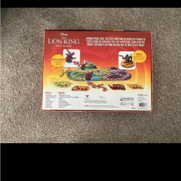 ⭐️Disney⭐️RETRO '90s DISNEY LION KING BOARD GAME - Picture 3 of 9